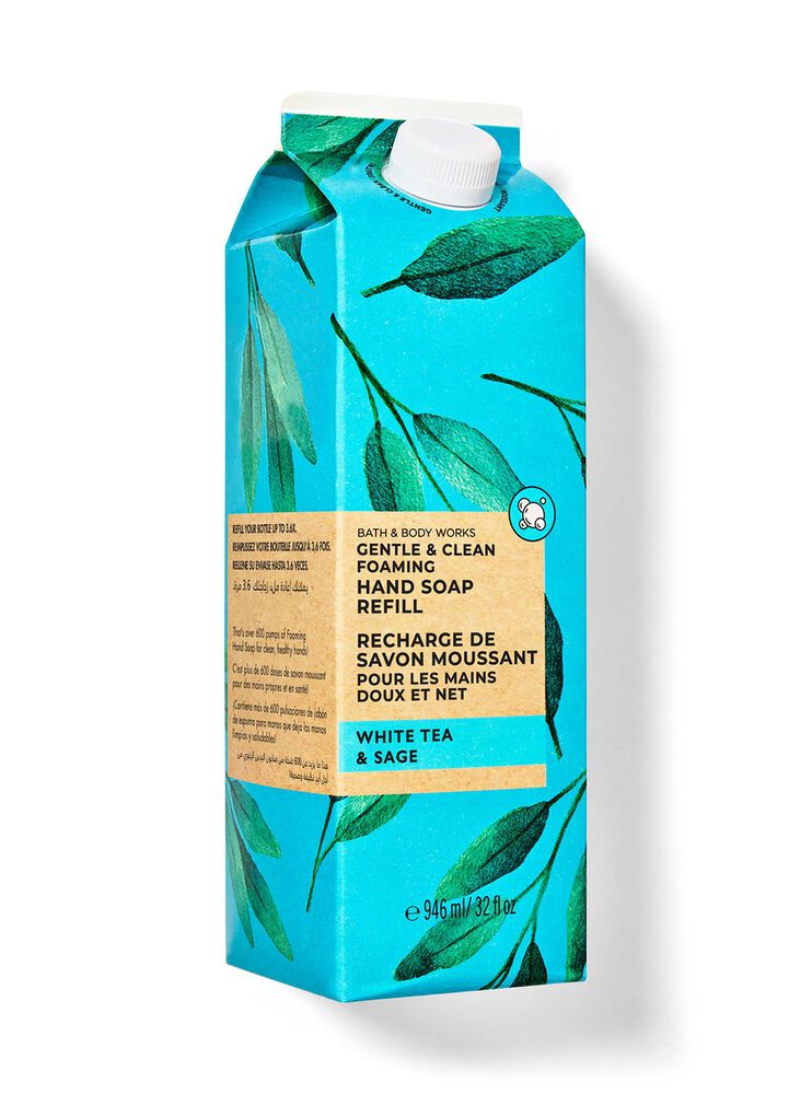 White Tea & Sage Gentle & Clean Foaming Refill 溫和泡泡潔手補充液