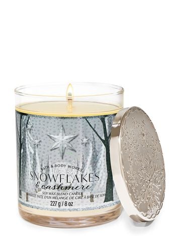 Snowflakes & Cashmere Single Wick Candle 單芯蠟燭