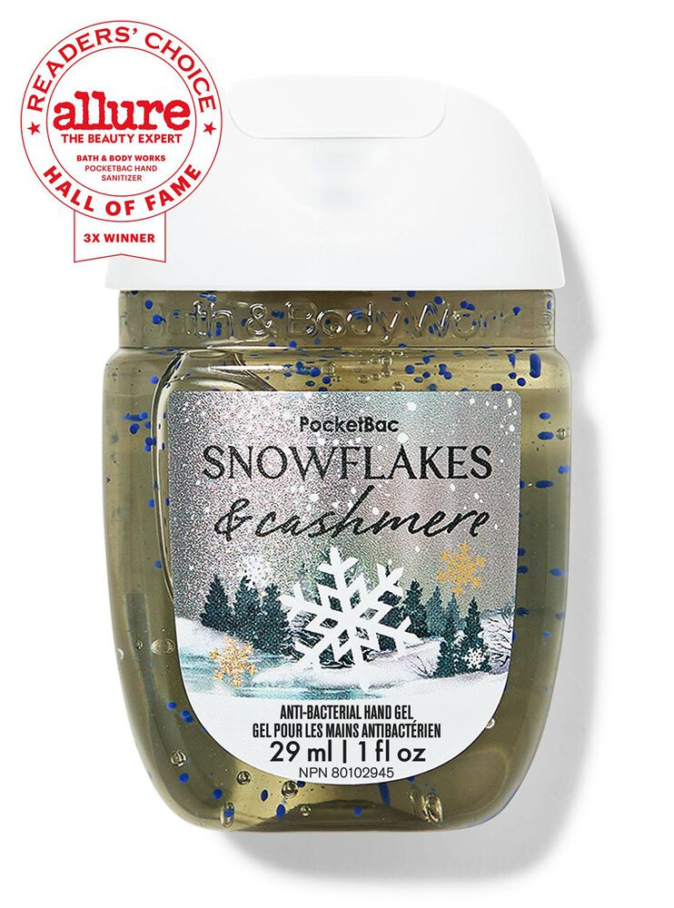 Snowflakes & Cashmere PocketBac Hand Sanitizer PocketBac搓手液