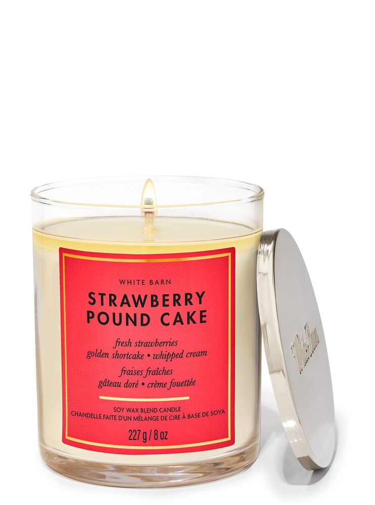 Strawberry Pound Cake Single Wick Candle 單芯蠟燭