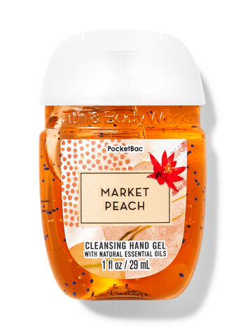 Market Peach PocketBac Hand Sanitizer PocketBac Cleansing Hand Gel