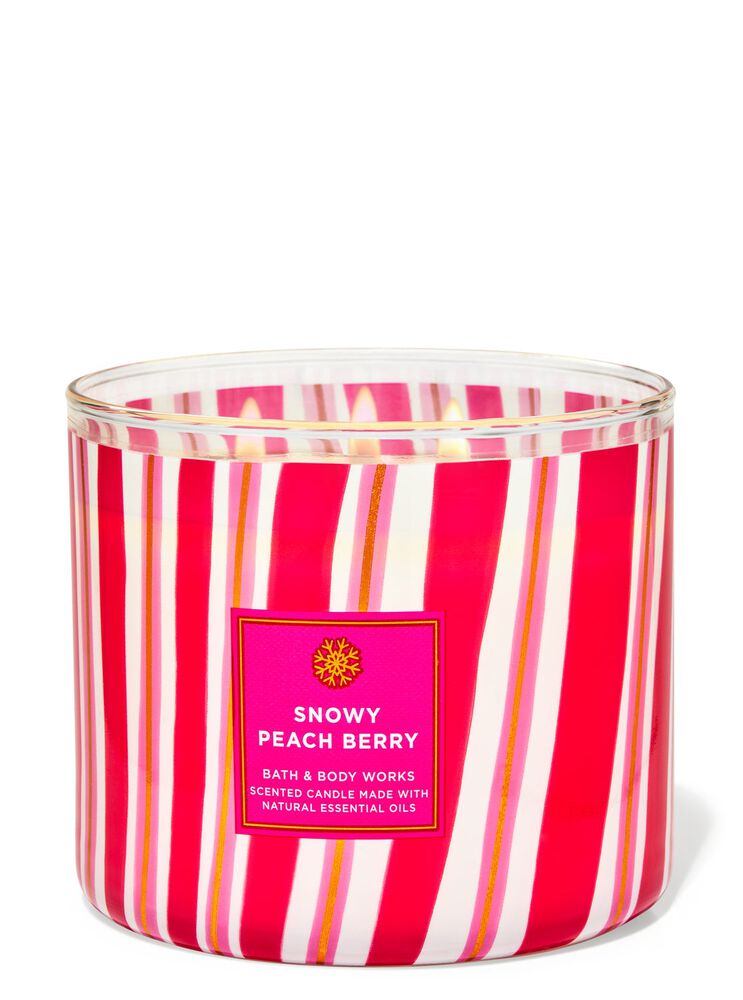 Snowy Peach Berry 3-Wick Candle 三芯蠟燭