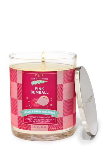 Pink Gumball Single Wick Candle 單芯蠟燭
