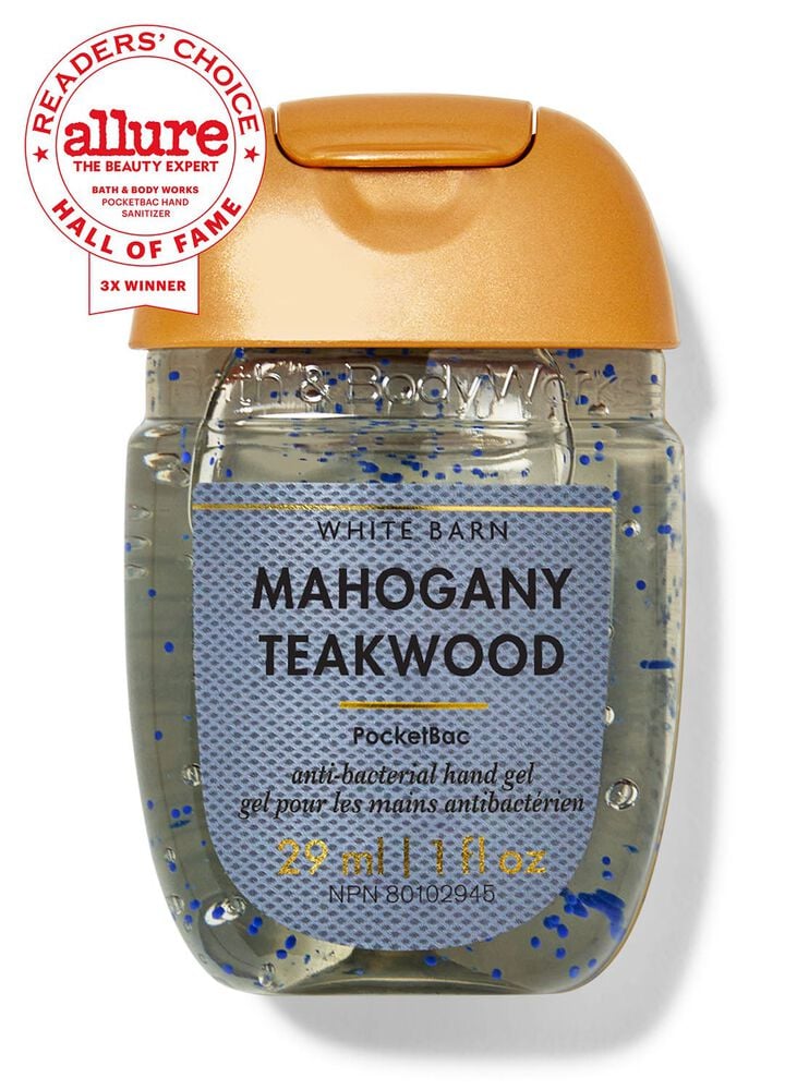 Mahogany Teakwood PocketBac Hand Sanitizer PocketBac搓手液