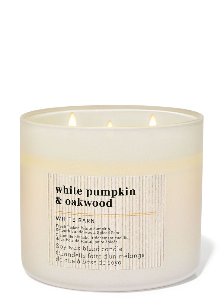White Pumpkin & Oakwood 3-Wick Candle 三芯蠟燭