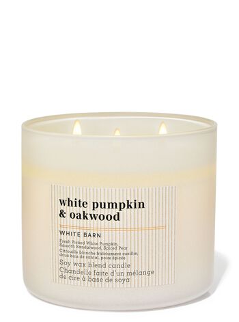 White Pumpkin & Oakwood 3-Wick Candle 三芯蠟燭