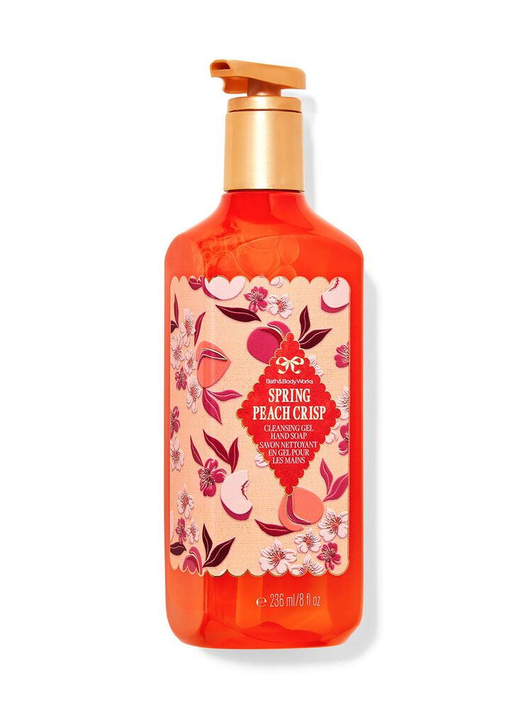 Spring Peach Crisp Cleansing Gel Hand Soap Cleansing Gel Hand Soap