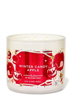 Winter Candy Apple 3-Wick Candle