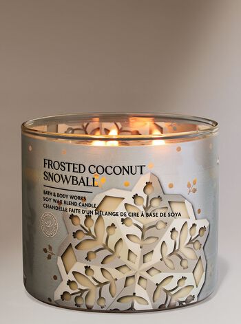 Frosted Coconut Snowball 3-Wick Candle 三芯蠟燭