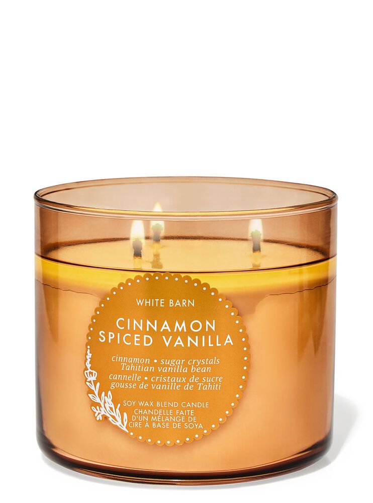 Cinnamon Spiced Vanilla 3-Wick Candle 三芯蠟燭