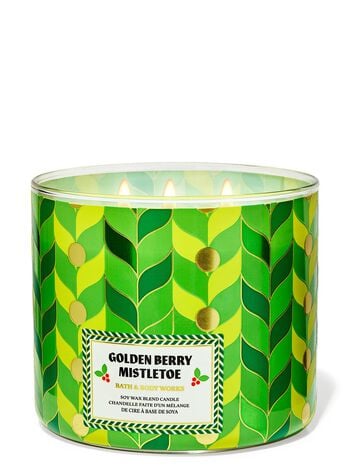 Golden Berry Mistletoe 3-Wick Candle 三芯蠟燭