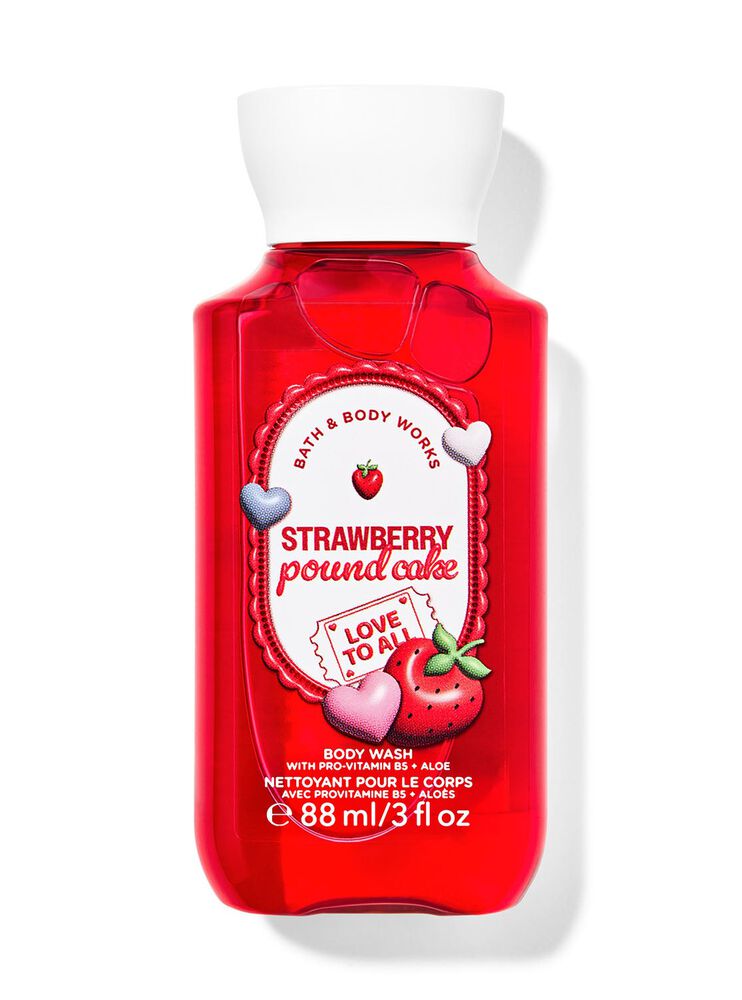 Strawberry Pound Cake Travel Size Body Wash 旅行裝沐浴露