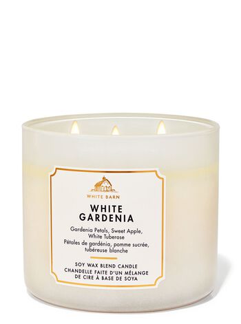 White Gardenia 3-Wick Candle 三芯蠟燭
