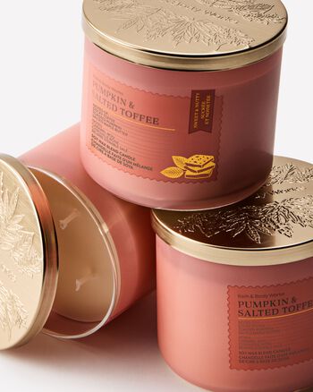 Pumpkin & Salted Toffee 3-Wick Candle 三芯蠟燭