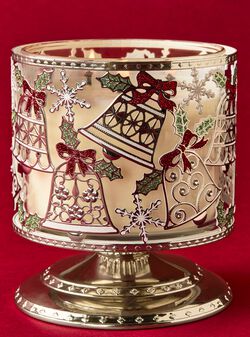 Bling Bells 3-Wick Candle Holder image number null