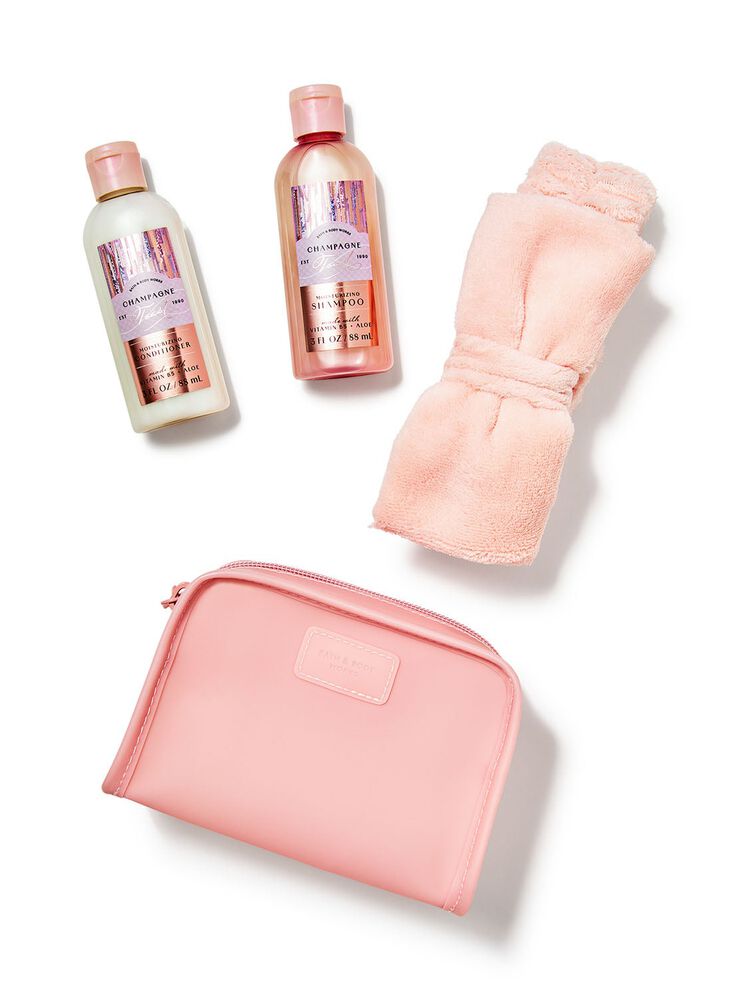 Champagne Toast Women's Travel Hair Set 女士旅行髮型套裝