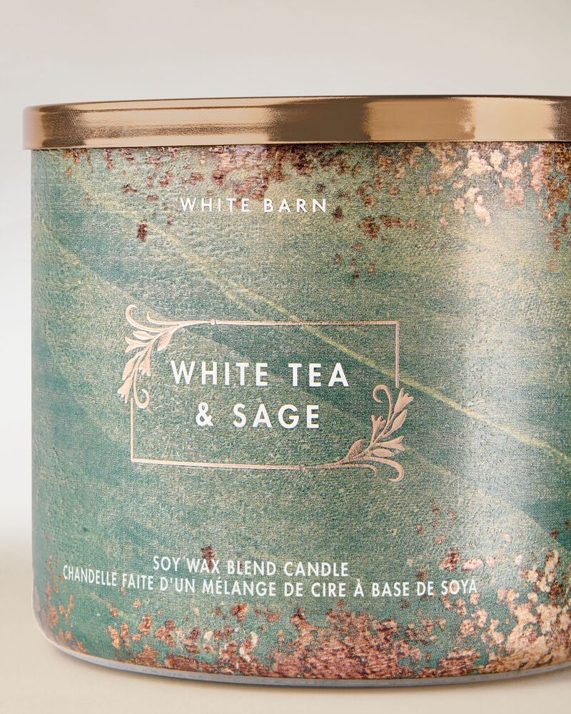 White Tea & Sage 3-Wick Candle 三芯蠟燭