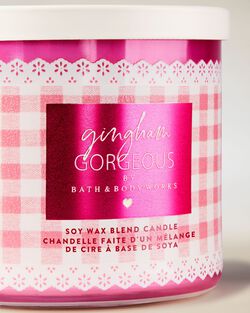 Gingham Gorgeous 3-Wick Candle image number null