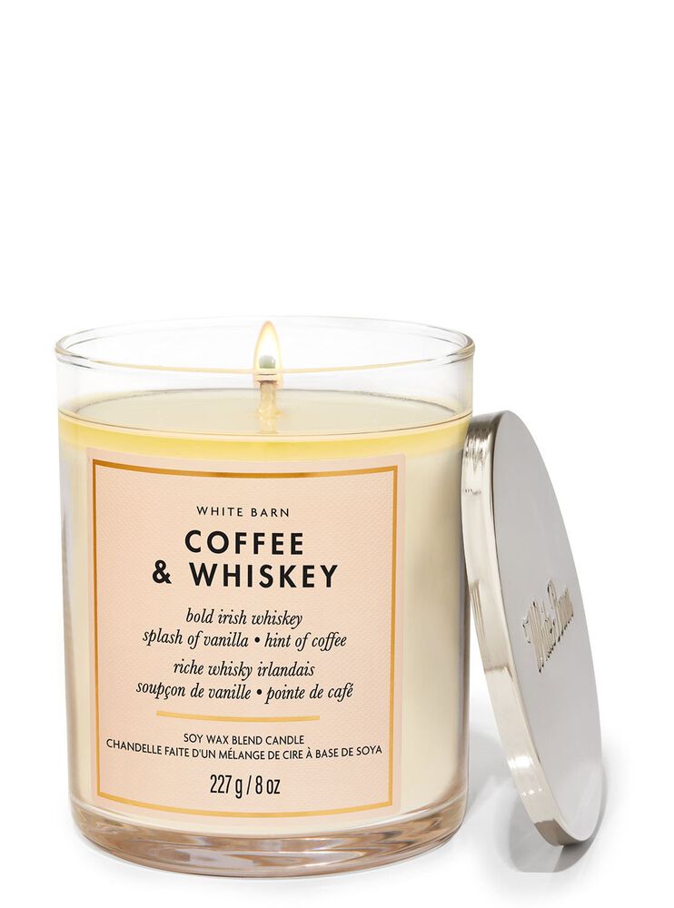 Coffee & Whiskey Single Wick Candle 單芯蠟燭