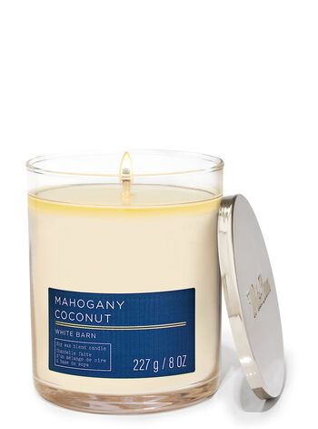 Mahogany Coconut Single Wick Candle Single Wick Candle