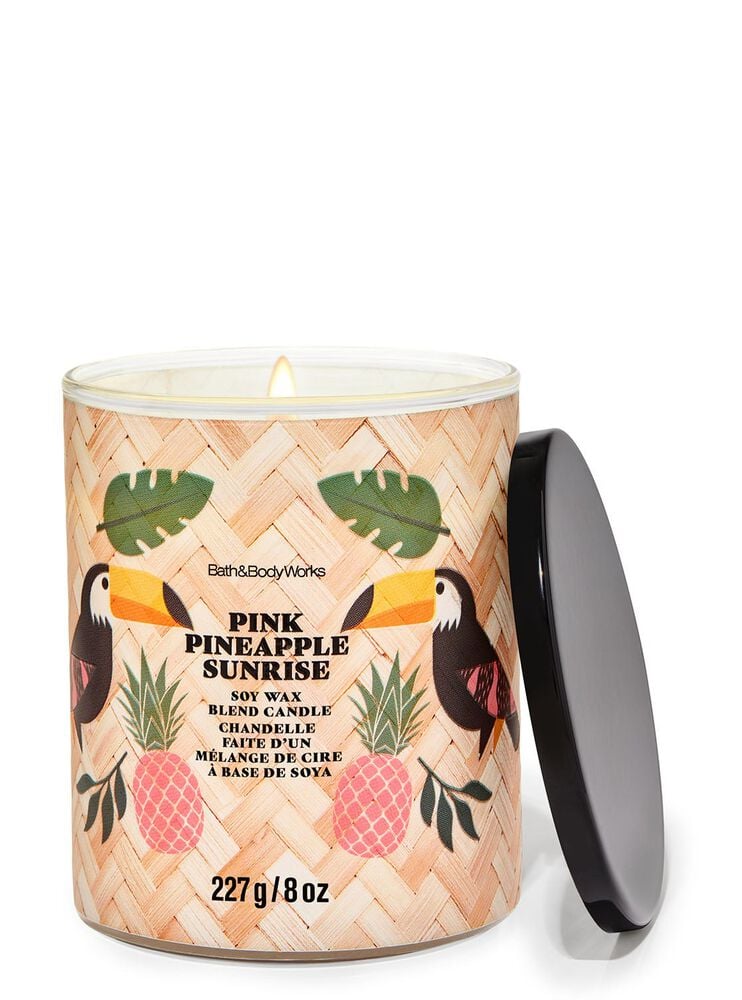 Pink Pineapple Sunrise Single Wick Candle 單芯蠟燭