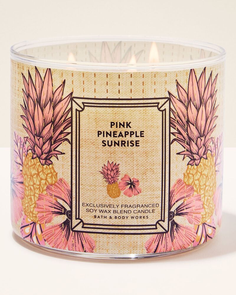 Pink Pineapple Sunrise 3-Wick Candle 3-Wick Candle