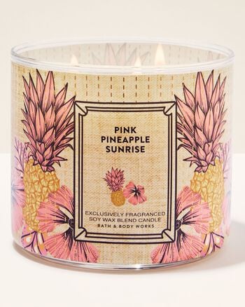 Pink Pineapple Sunrise 3-Wick Candle 3-Wick Candle