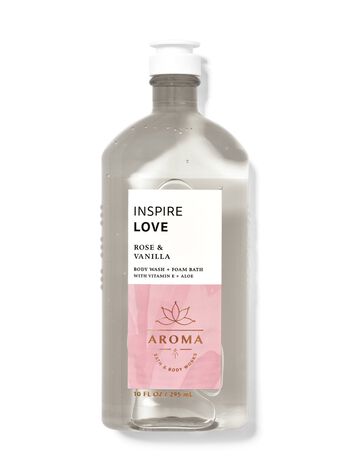 Rose Vanilla Body Wash and Foam Bath 沐浴露和泡泡浴