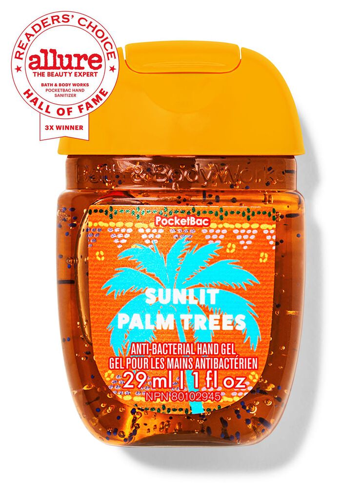Sunlit Palm Trees PocketBac Hand Sanitizer PocketBac搓手液