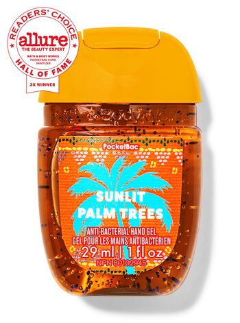 Sunlit Palm Trees PocketBac Hand Sanitizer PocketBac搓手液