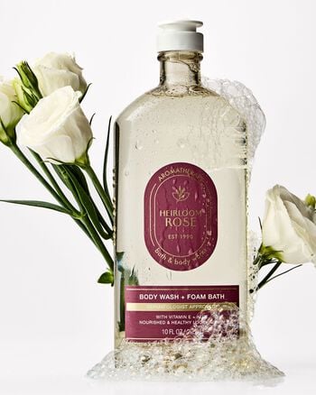Heirloom Rose Body Wash & Foam Bath 沐浴露與泡泡浴