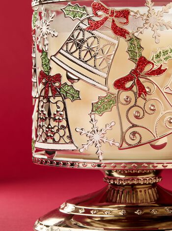 Bling Bells 3-Wick Candle Holder 3-Wick Candle Holder