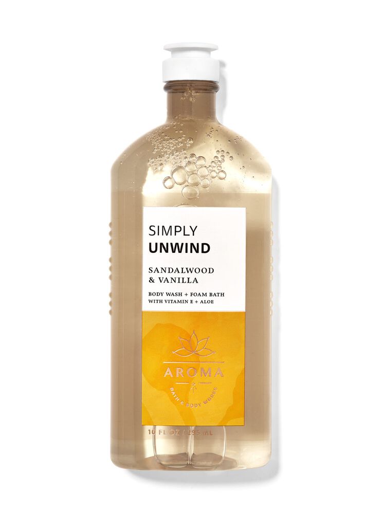 Sandalwood Vanilla Body Wash and Foam Bath 沐浴露與泡泡浴