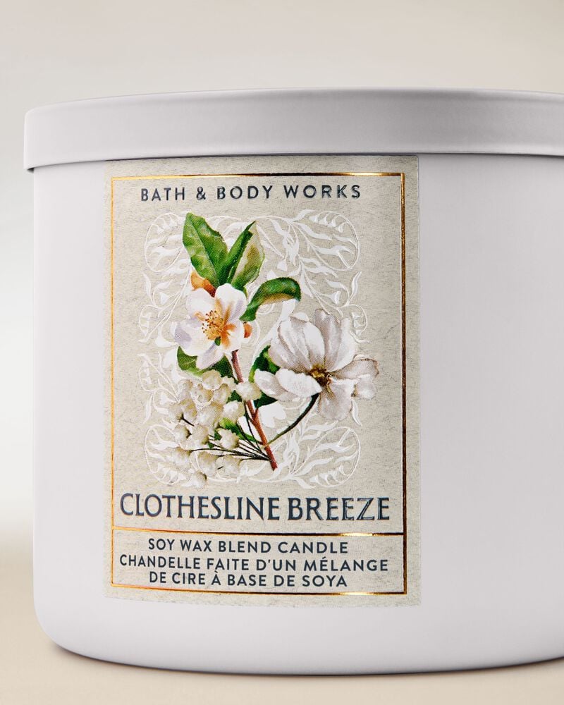Clothesline Breeze 3-Wick Candle 三芯蠟燭