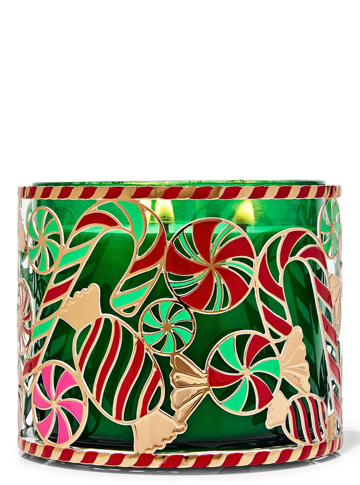 Peppermint Candies 3-Wick Candle Holder 三芯蠟燭臺