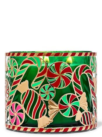 Peppermint Candies 3-Wick Candle Holder 三芯蠟燭臺