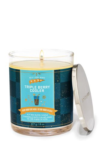 Triple Berry Cooler Single Wick Candle Single Wick Candle