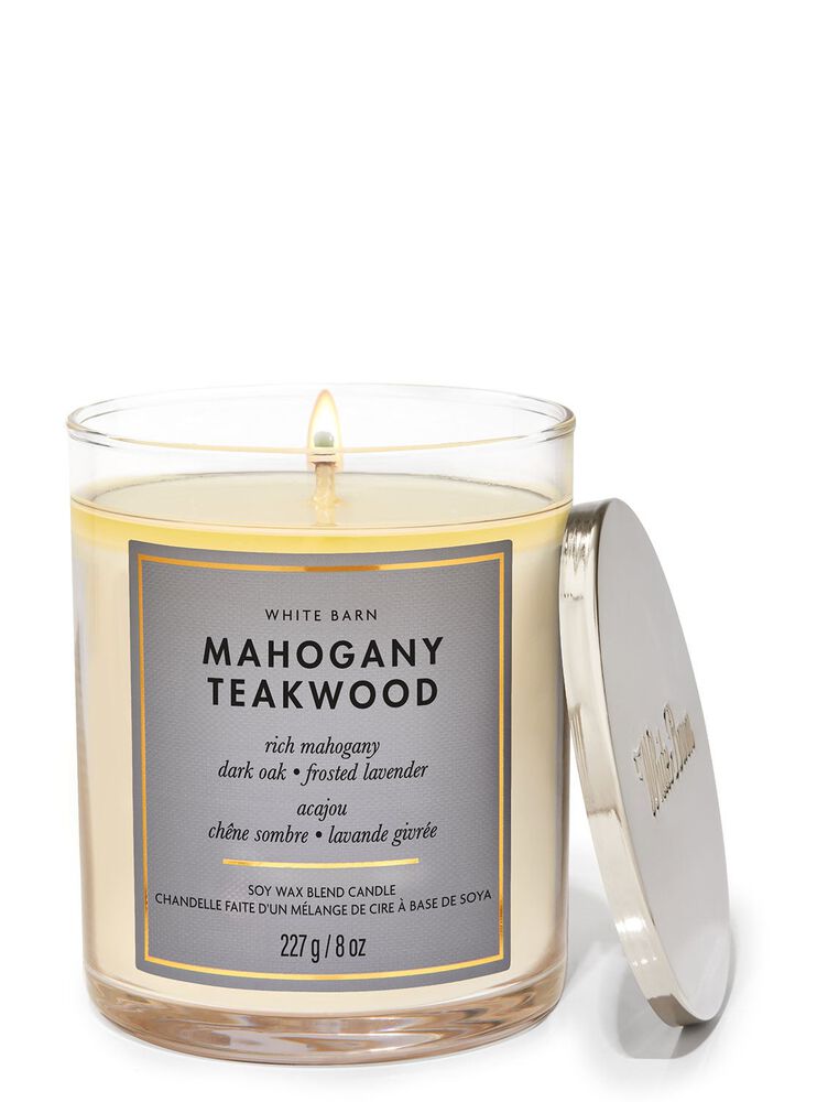 Mahogany Teakwood Single Wick Candle 單芯蠟燭