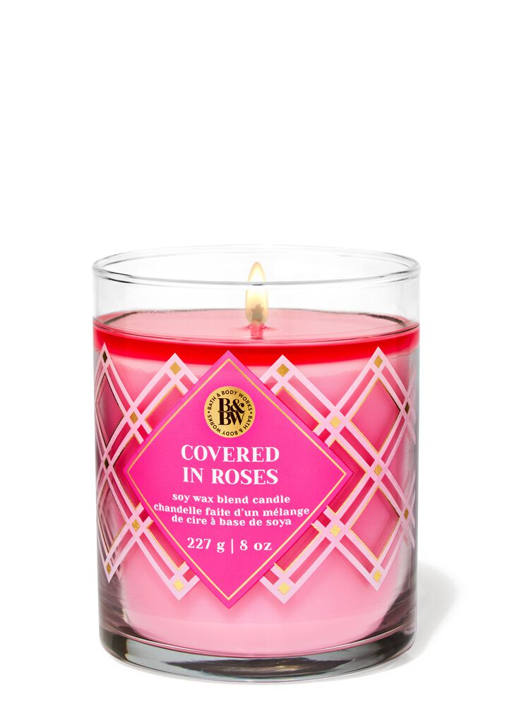 Covered In Roses Single Wick Candle 單芯蠟燭