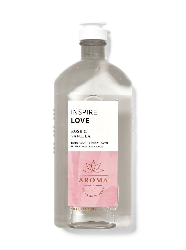 Rose Vanilla Body Wash and Foam Bath 沐浴露和泡泡浴
