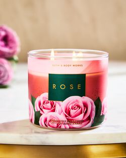 Rose 3-Wick Candle image number null