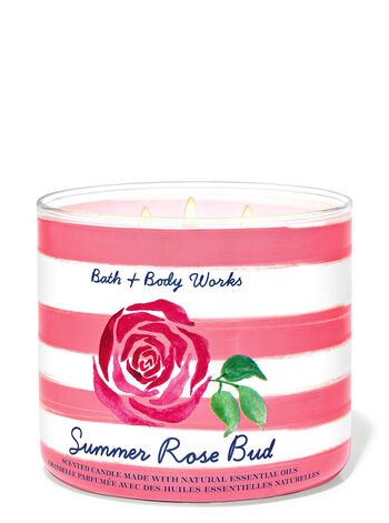 Summer Rose Bud 3-Wick Candle 三芯蠟燭