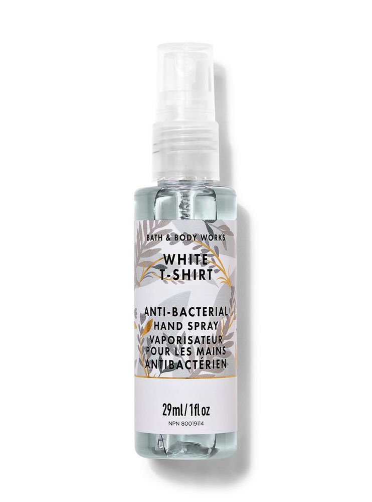 White T-Shirt Hand Sanitizer Spray Hand Sanitizer Spray