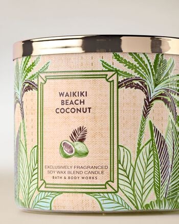 Waikiki Beach Coconut 3-Wick Candle 3-Wick Candle