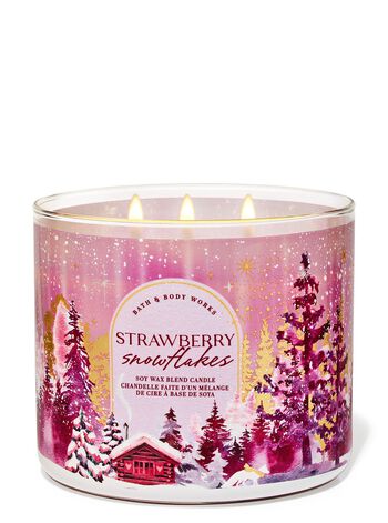 Strawberry Snowflakes 3-Wick Candle 三芯蠟燭