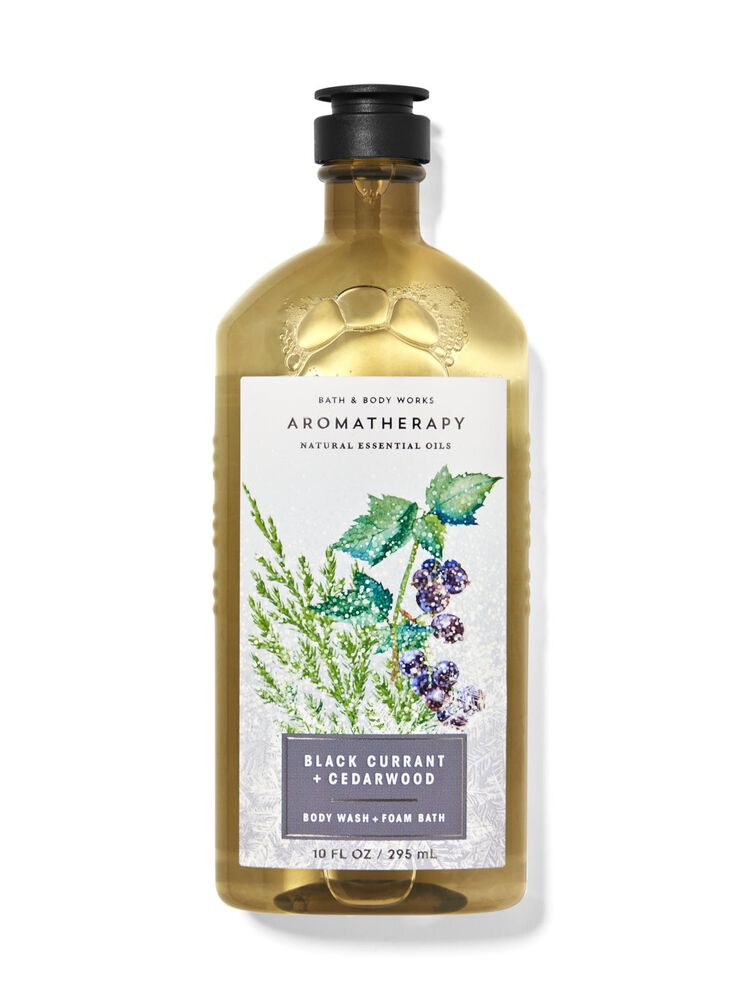 Black Currant Cedarwood Body Wash and Foam Bath 沐浴露與泡泡浴