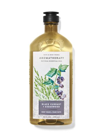 Black Currant Cedarwood Body Wash and Foam Bath 沐浴露與泡泡浴