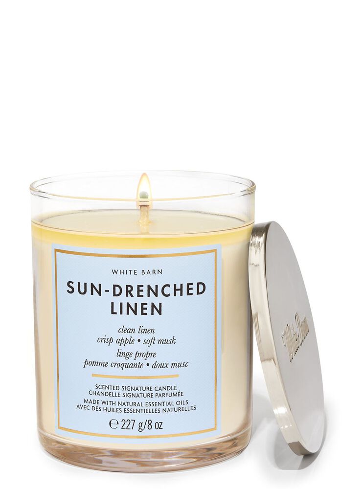 Sun-drenched Linen Signature Single Wick Candle 招牌單芯蠟燭