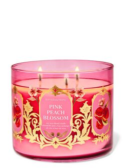 Pink Peach Blossom 3-Wick Candle