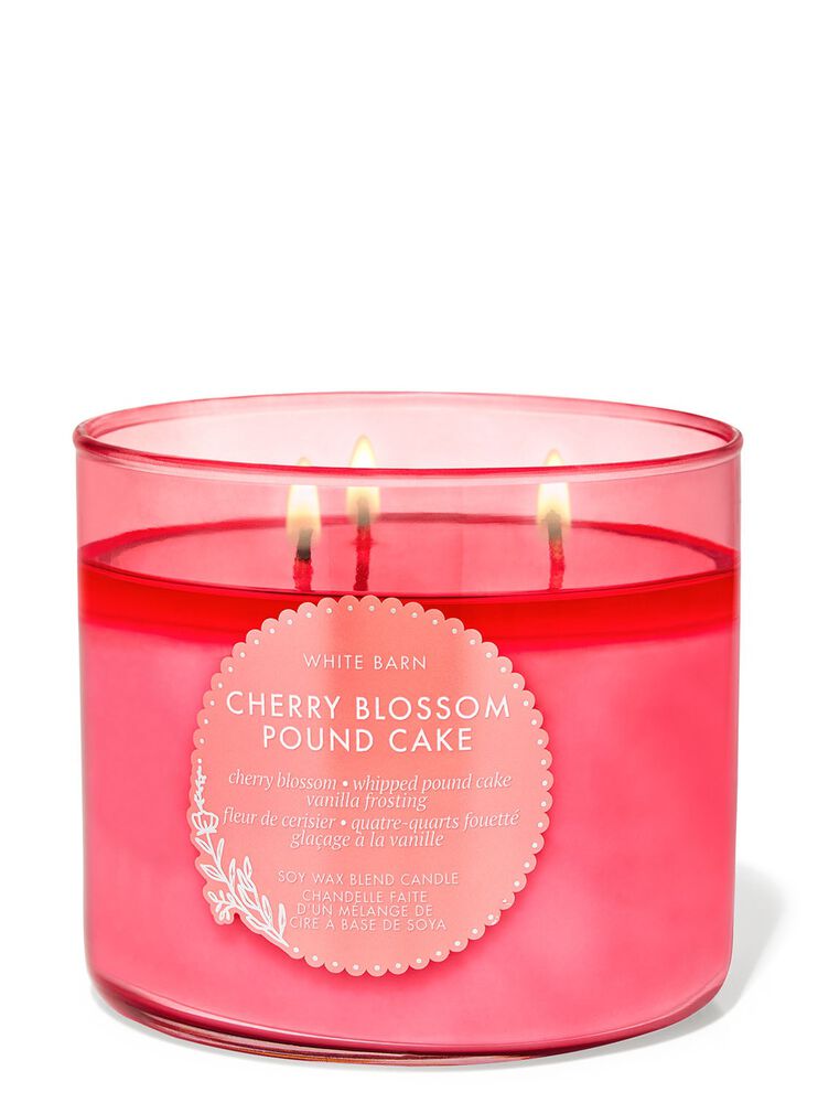 Cherry Blossom Pound Cake 3-Wick Candle 三芯蠟燭